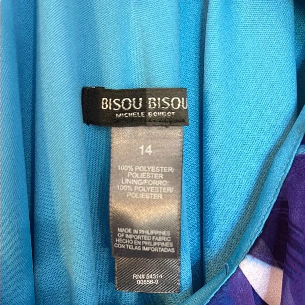 Bisou Bisou Blue Spaghetti Strap Maxi Sundress - Picture 2 of 9